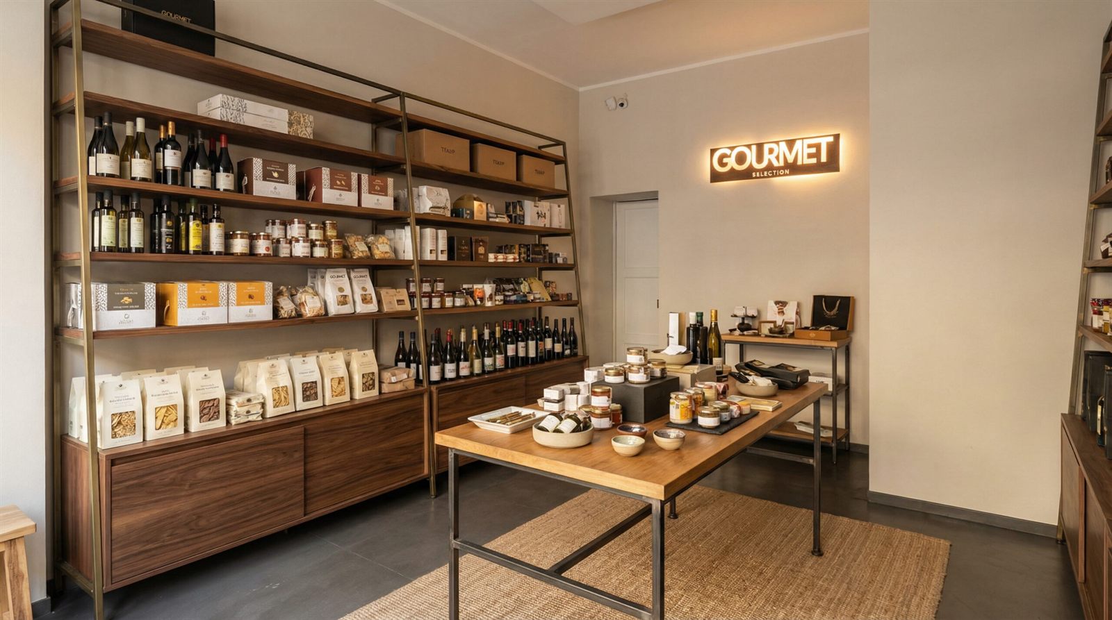 Lo showroom di GourmetSelection a Trento