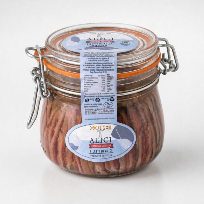 Alici del Mediterraneo sott'olio